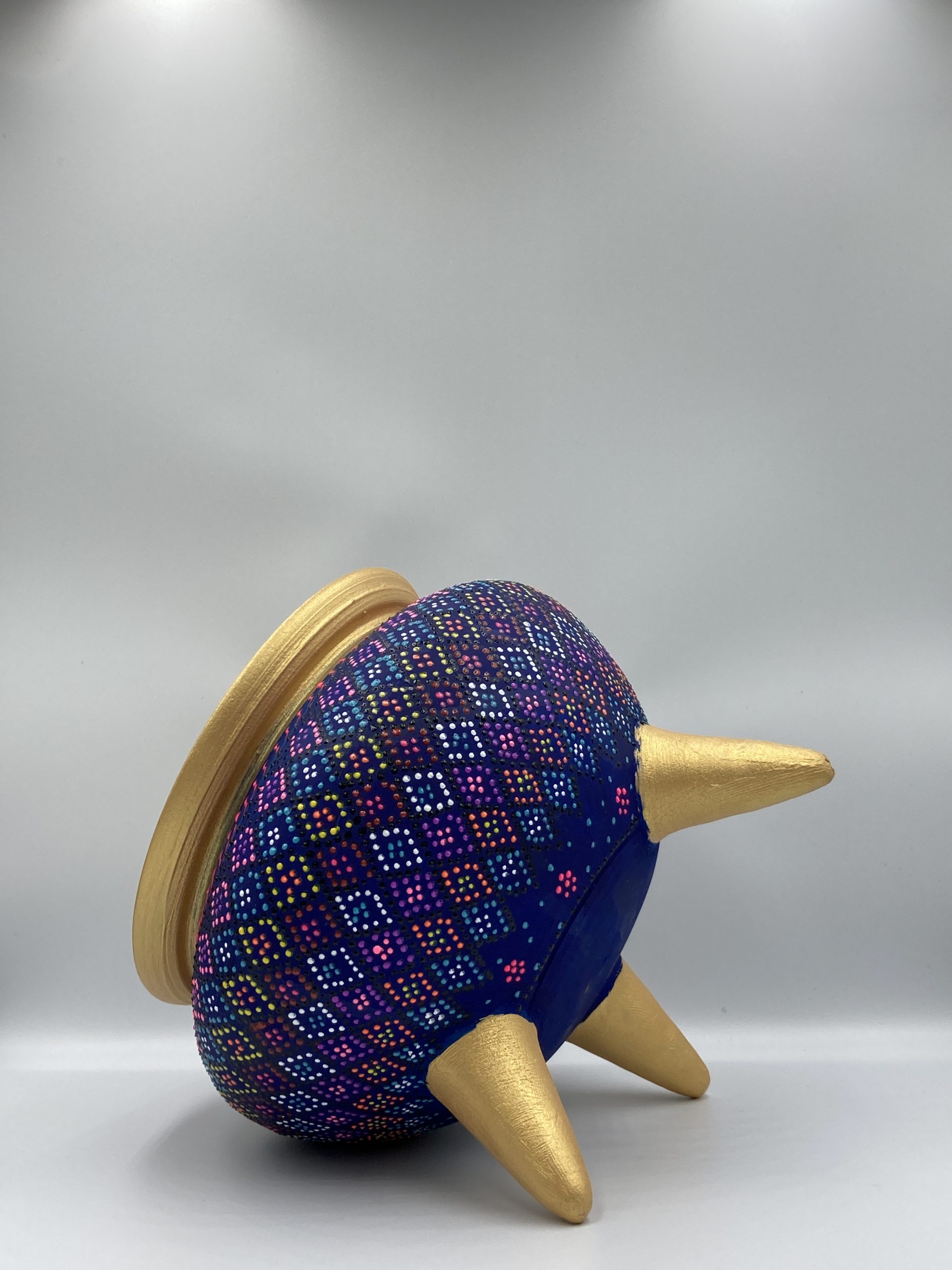 Purple ceramic candy jar - Image 2